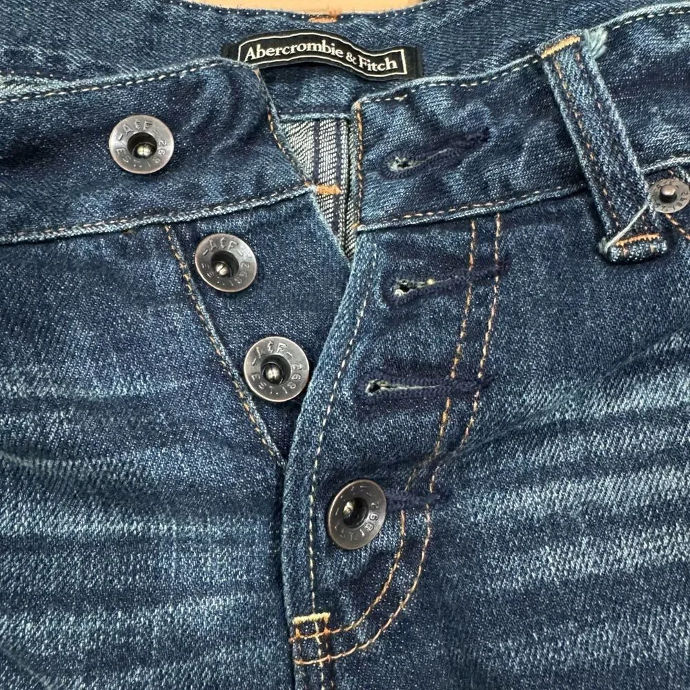 Abercrombie and Fitch Blue Jean Cutoff Shorts Women’s 27